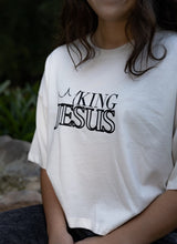 Load image into Gallery viewer, King Jesus Jersey Crop Tee
